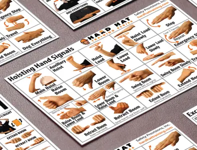 hand signal cards