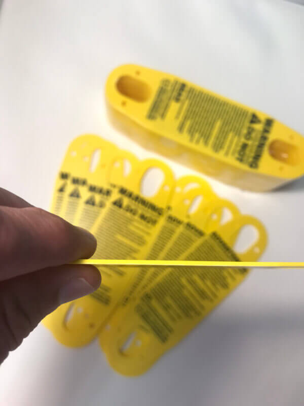 pendent tags pendant warning tags