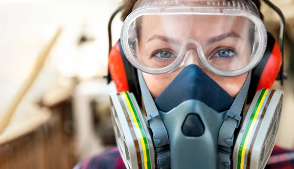 women using protective googles PPE