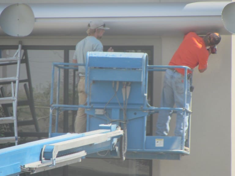 Hazard Spotting Boom Lift, Fall Protection Hard Hat Training
