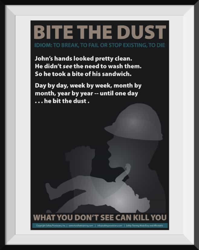 General Safety Poster Bite the Dust