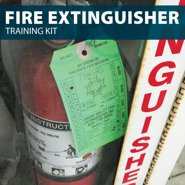 Fire Extinguisher Training Kit Hard Hat Training USB, CD, Instant